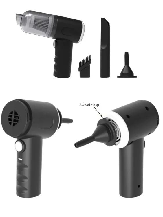 Wireless Car Vacuum Cleaner USB Charging