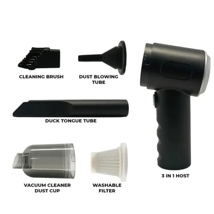 Wireless Car Vacuum Cleaner USB Charging