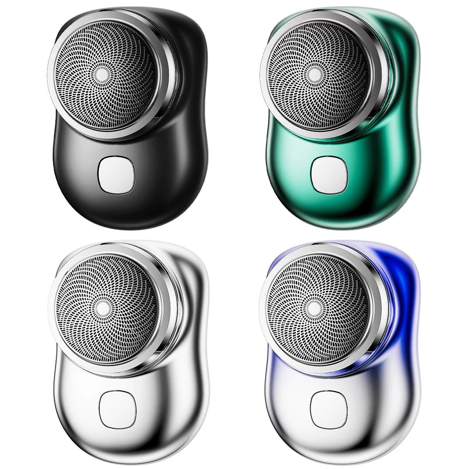 Mini Shaver 3 Blades Portable Electric Shaver Type-c Fast Charging Pocket Razor Beard Trimmer Shaving Machine