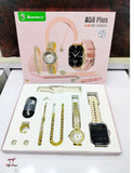 A58 Plus Smart Watch and Jewellery Combo