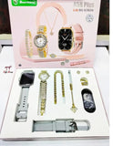 A58 Plus Smart Watch and Jewellery Combo